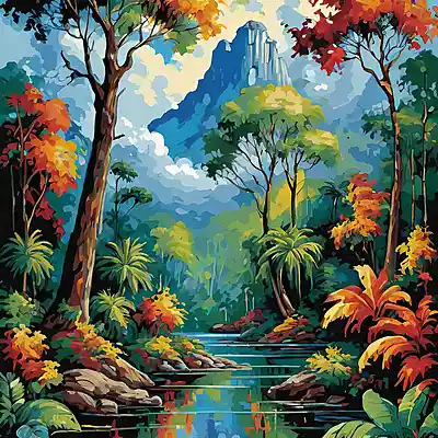 Picture for song 'sky jungle(chill atmospheric instrumental)' by artist 'Porkpine'