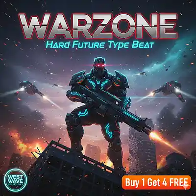 Picture for song 'WARZONE Hard Future Type Beat (Buy 1 Get 4 FREE)' by artist 'West Wave Collective'
