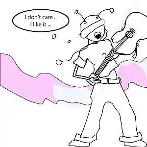 Picture for song 'The Alien's Broken Guitar Blues' by artist 'tichphillips'