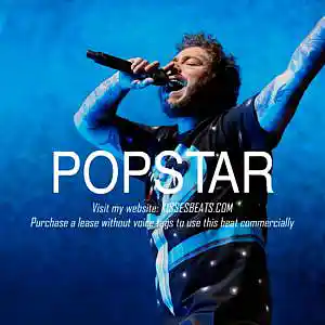 Picture for song 'POPSTAR (Post Malone x Pop x Trap Type Beat)' by artist 'Kisses Beats'