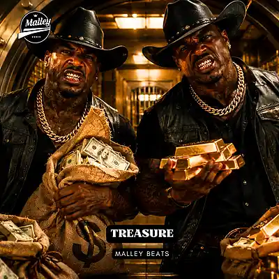 Picture for song 'TREASURE [GUITAR TRAP TYPE BEAT]' by artist 'Malley Beats'