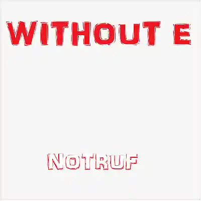 Picture for song 'NOTRUF' by artist 'WITHOUT E'