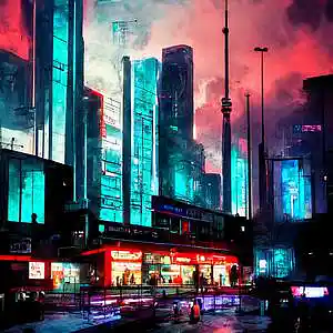 Picture for song 'The city at night' by artist 'Dizzy Night Lane'