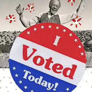 Picture for song 'In Good Hands - Election Poem 2018' by artist 'larry goodell'