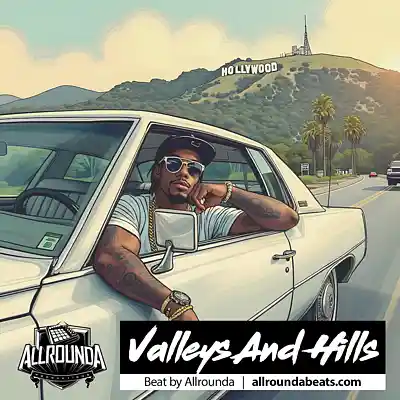Picture for song 'VALLEYS AND HILLS - (Smooth West Coast Beat)' by artist 'ALLROUNDA Productions'