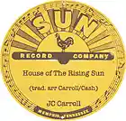 Picture for song 'House of THe Rising Sun' by artist 'J C Carroll'