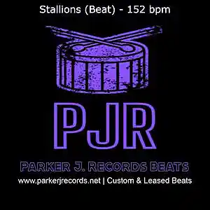 Picture for song 'Stallions Beat 152 bpm' by artist 'Parker J. Records Beats'