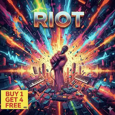 Picture for song 'RIOT Aggressive 808 Bass Trap (Buy 1 Get 4 FREE)' by artist 'West Wave Collective'