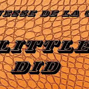 Picture for song 'Little Did' by artist 'Jesse De La O'