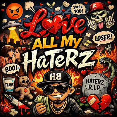 Picture for song 'love_all_my_haterz' by artist 'Psycho Swagger'