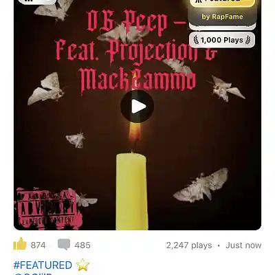 Picture for song 'OG Peep Feat. Projection & MackZammo 117' by artist 'OG Peep'