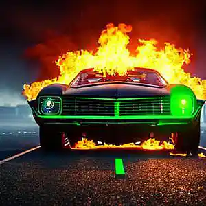 Picture for song 'the roar of the engine' by artist 'BIZE'
