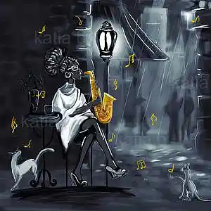 Picture for song 'Saxophone fantasy' by artist 'Katia B'