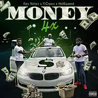 Picture for song 'Key Notez x Y.Greez x HollEWood - Money 4x' by artist 'Key Notez (Official)'