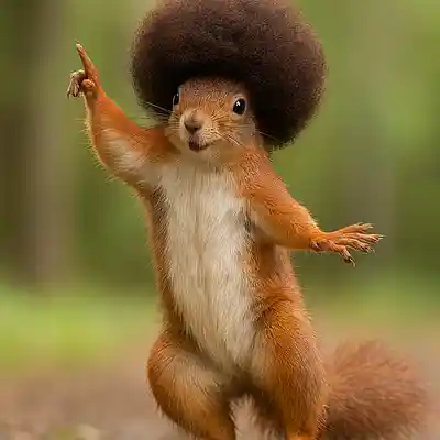 Picture for song 'Disco Squirrel' by artist 'Pete Moss and the Weed Wackers'