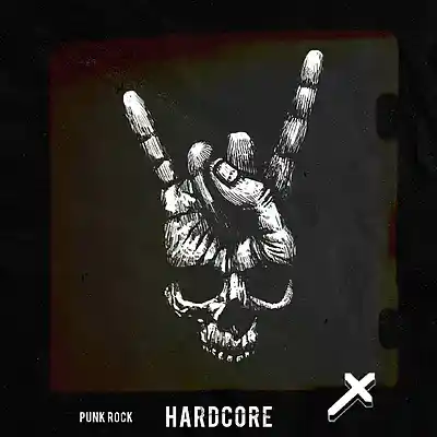 Picture for song '"Hardcore" - rock / trap / punk rock type beat' by artist 'Alexx Melo'