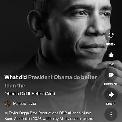 Picture for song 'Obama Did It Better (Aim)' by artist 'DBP Alliance Music'