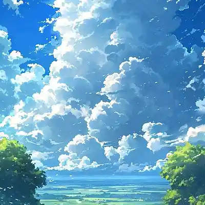 Picture for song 'blue sky plug' by artist 'ken33'