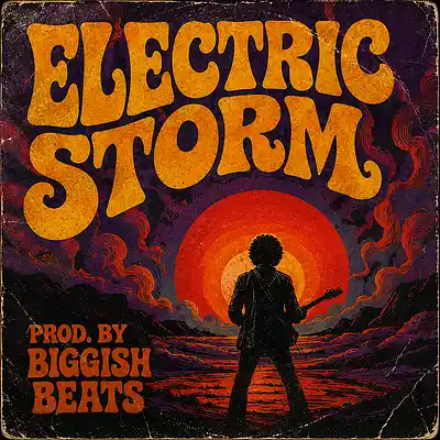 Picture for song 'Electric Storm ( Psychedelic Blues Rock) - 111 bpm' by artist 'Biggish Beats'
