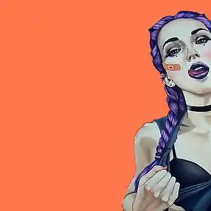 Picture for song 'Trippy Beat Weird Type Trap Beat - YoureMine' by artist 'Purple Six Beats'