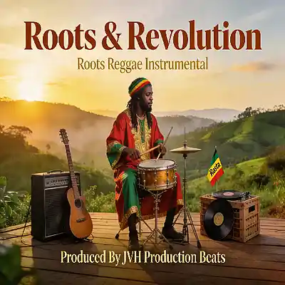 Picture for song 'Roots & Revolution - Roots Reggae Beat (67Bpm)' by artist 'JVH Production Beats'