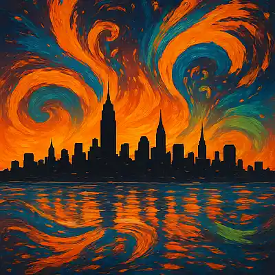 Picture for song 'Sunset Haze - R&B + POP + RAP fusion BEAT' by artist 'CosmoSonic'