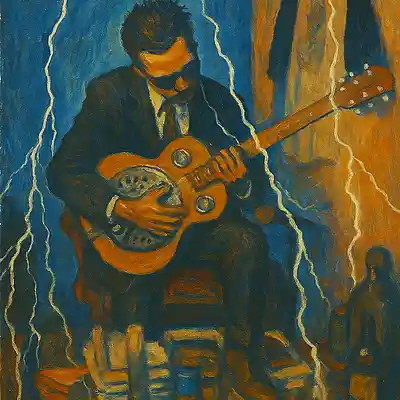 Picture for song 'Death Valley Blues featuring Blind Mellow Jelly II' by artist 'Jazzbo Jamerson III'