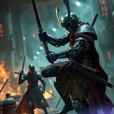 Picture for song 'BLOODY SAMURAI' by artist 'The WoodBeez'