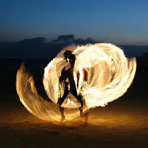 Picture for song 'Fire Dancer with MelancholySoulGirl' by artist 'Sounds by Ramolly'