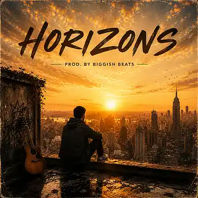 Picture for song 'Horizons ( Cinematic / Art Rock / Indie ) - 97 bpm' by artist 'Biggish Beats'