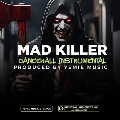 Picture for song 'Dancehall Riddim Instrumental 2025 - Mad Killer' by artist 'Yemie Music'