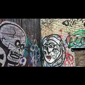 Picture for song 'Field Of Bodies: Abandoned Graffiti Session' by artist 'paul gorman and the hypnotist collectors'