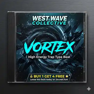 Picture for song 'VORTEX High Energy Trap Type Beat (Buy 1 Get 4 F' by artist 'West Wave Collective'