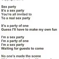 Picture for song 'SEX PARTY, by Paul Iorio. ' by artist 'Paul Iorio'