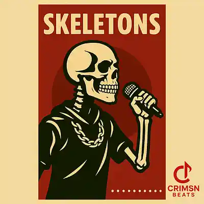 Picture for song 'Skeletons MGK Type Beat Grunge Rap' by artist 'Crimsn Beats'