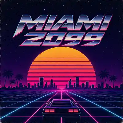 Picture for song 'Miami 2099' by artist 'Loagz Beatz'