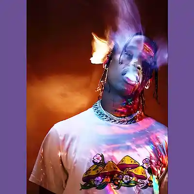 Picture for song '"SHADE" TRAVIS SCOTT PSYCHEDELIC TRAP TYPE BEAT' by artist 'DevilleProducer'