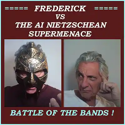 Picture for song 'Roar City Survival by the Ai Nietzschean Supermen' by artist 'Frederick Serafim'