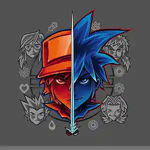 Picture for song 'Ash Vs Gary Vs Red' by artist 'Caxamillion'