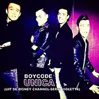 Picture for song ''Unica' (with the cast of Violetta)' by artist 'Boycode'