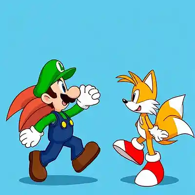 Picture for song 'Tails Versus Luigi' by artist 'Caxamillion'