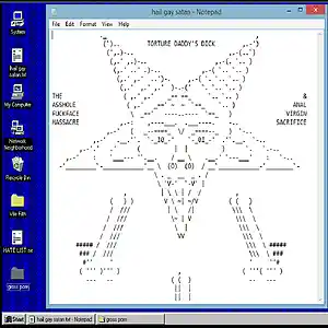Picture for song 'Anal Virgin Sacrifice' by artist 'SLIMECOP'