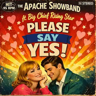 Picture for song 'PLEASE SAY YES' by artist 'THE APACHE SHOWBAND'