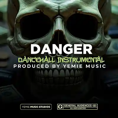 Picture for song 'Dancehall Instrumental 2025 - Danger Riddim' by artist 'Yemie Music'