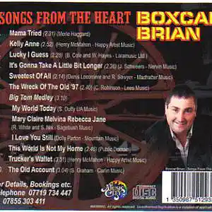 Picture for song 'I'M JUST LUCKY I GUESS-BOXCAR BRIAN' by artist 'J D COLE SONGS'