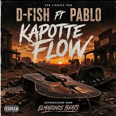 Picture for song 'Dfish ft Pablo - Kapotte Flow' by artist 'Pimmetje de Wilde (D-Fish)'