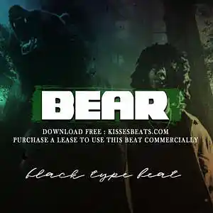 Picture for song 'BEAR (Melodic x Pop x Sad x Lyric Type Beat)' by artist 'Kisses Beats'