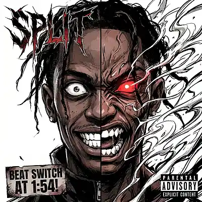 Picture for song 'SPLIT Travis Scott Beat Switch Type Beat 168bp' by artist 'JayWorstProduction'