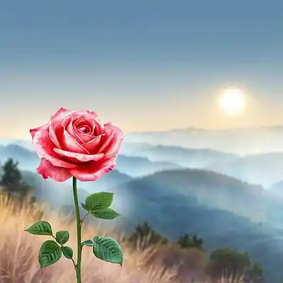 Picture for song 'My Mountain Rose' by artist 'David L Mullins'