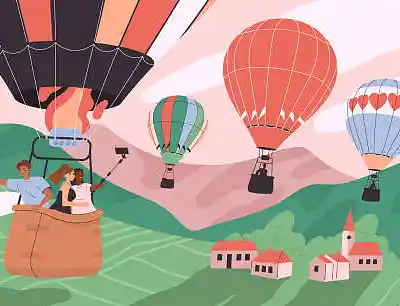 Picture for song 'hot air balloon dinner table (beat)' by artist 'michael eddings'